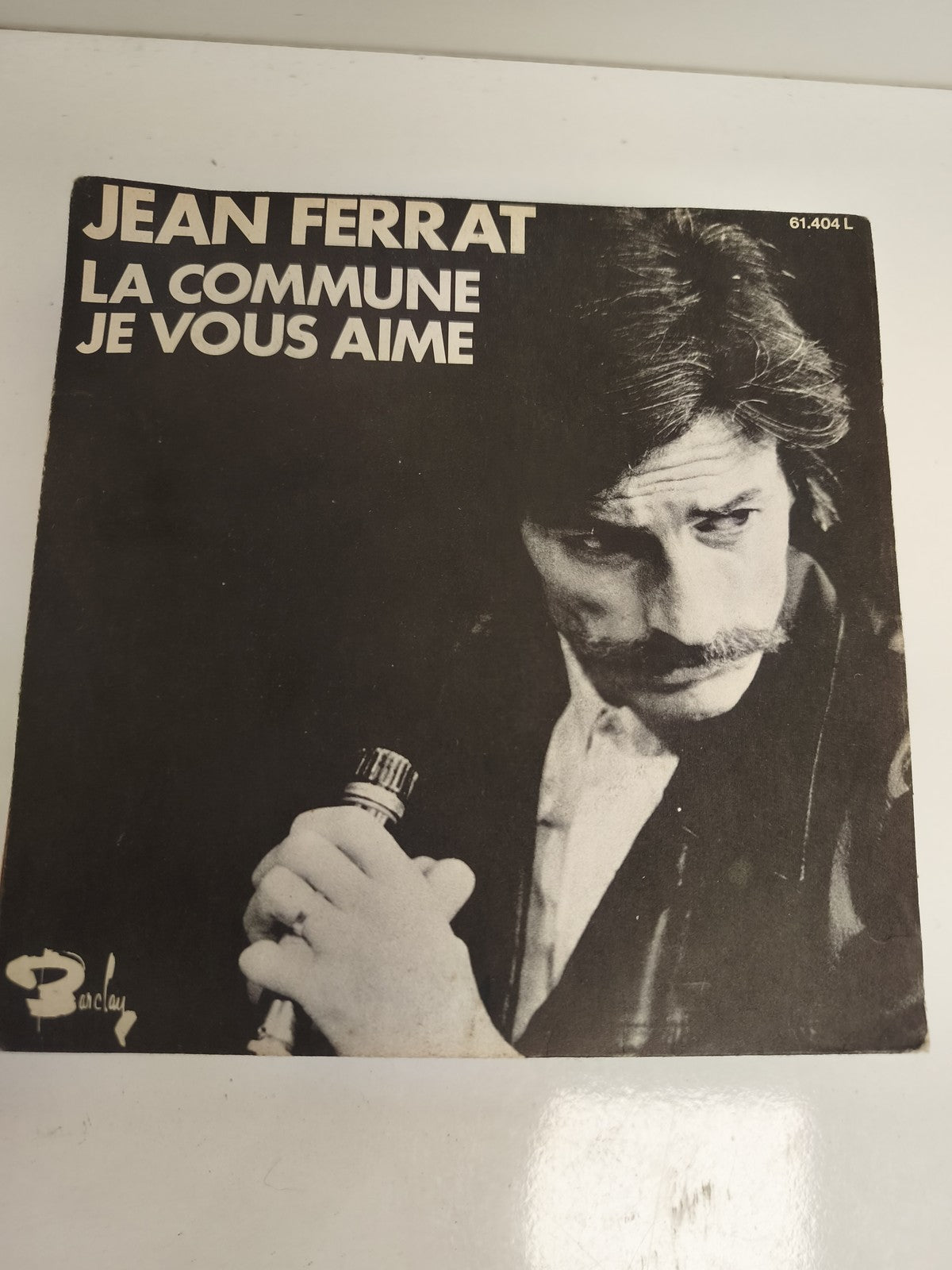 Vinyle 45 tours Jean Ferrat La Commune Je Vous Aime Barclay pochette