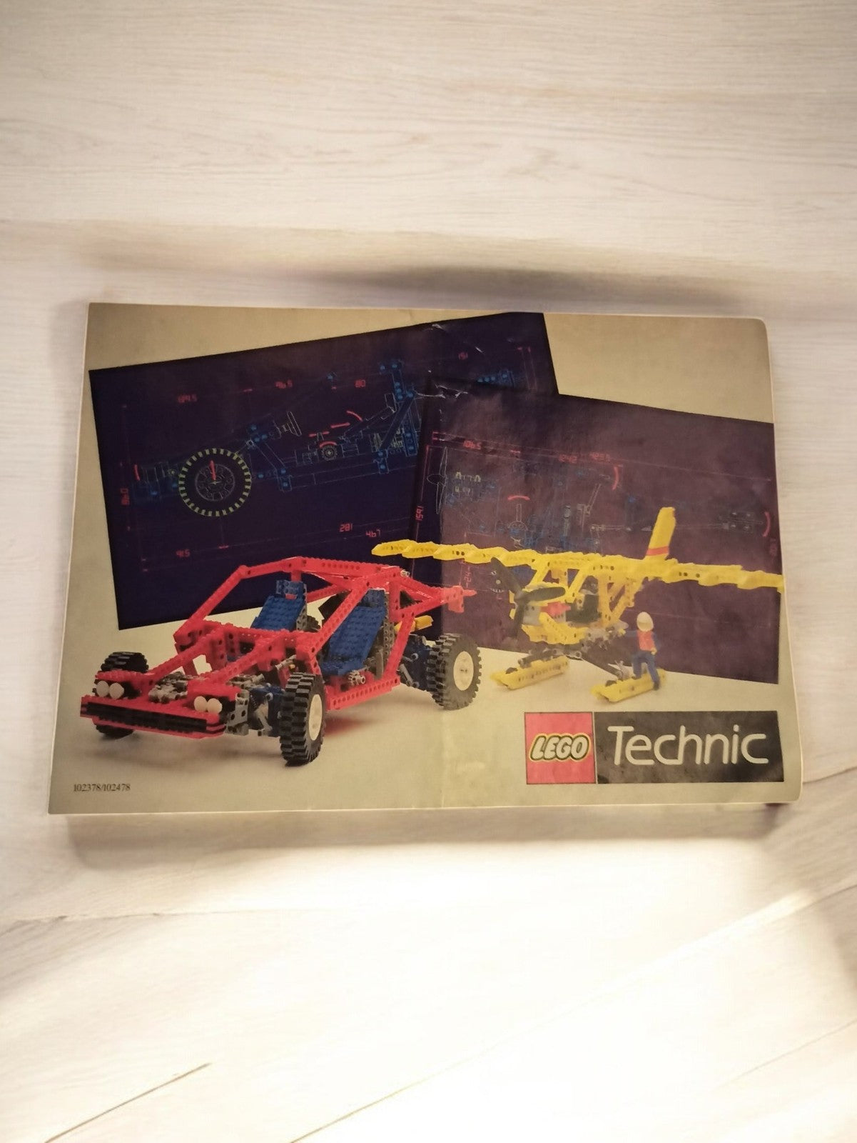 Livret LEGO Technic vintage, notice originale publicité années 80