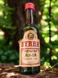 Mignonette Byrrh vintage ancienne, bouteille apéritif, étiquette d'époque