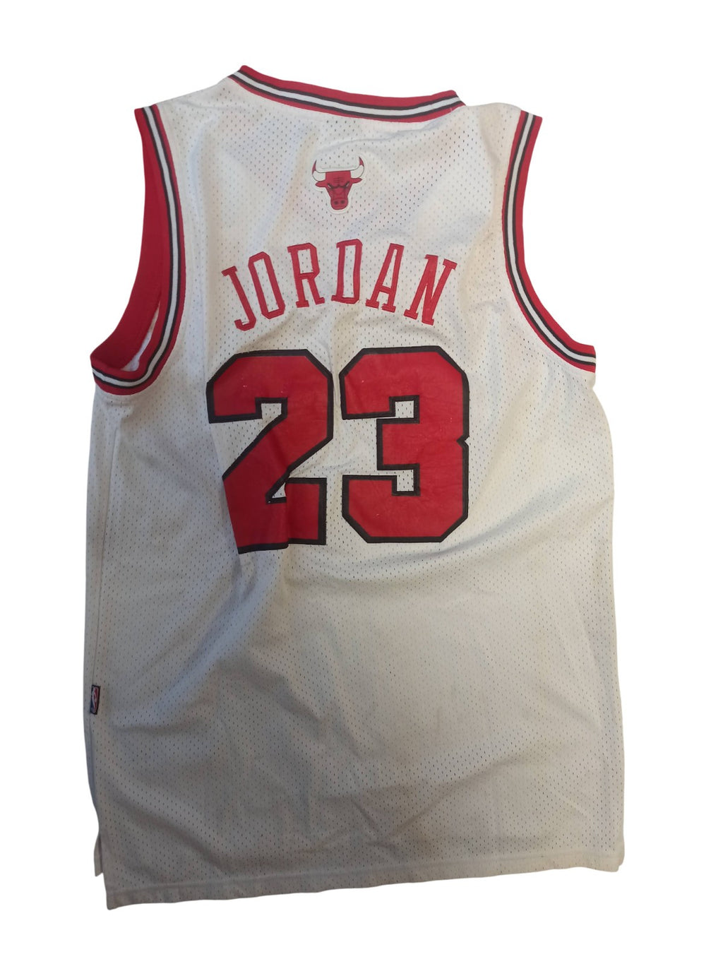 Maillot NBA Chicago Bulls Nike blanc n°23 Jordan taille L basketball