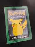 Petit cadre Pokémon Pikachu #25 vert déco murale licence officielle