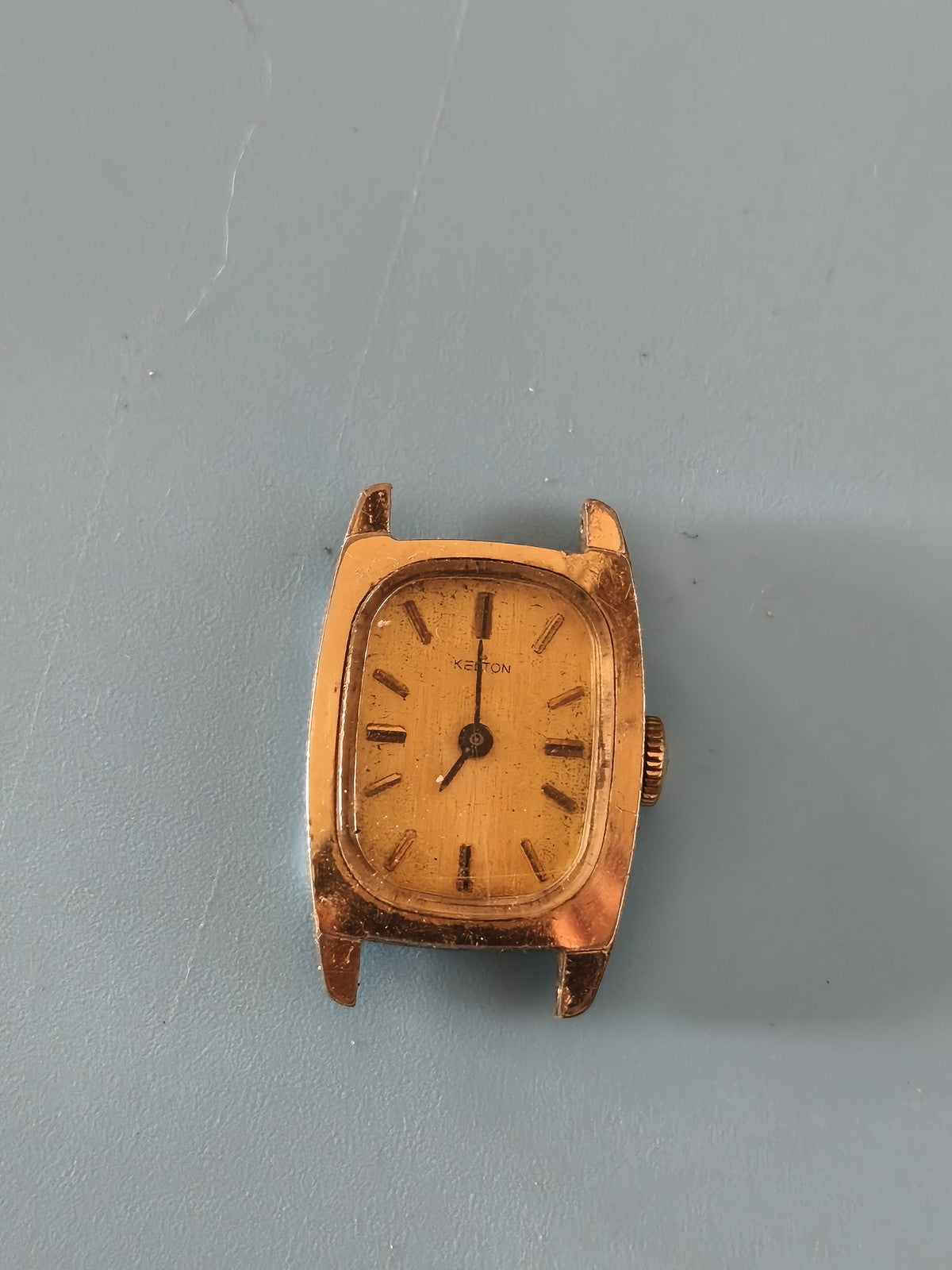 Montre femme vintage Kelton mécanique ancienne, montre-bracelet rétro à restaure