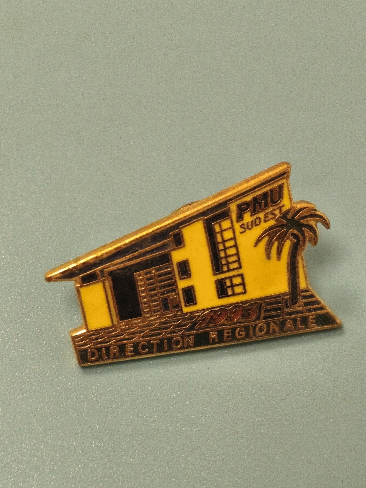 Vintage pin's PMU Direction Régionale Sud-Est 1993, collection hippisme