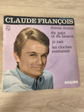 Vintage 45T Claude François Philips pochette violette ? Donna Donna, Du pain et