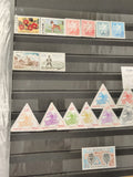Lot timbres Monaco oblitérés et neufs, formats variés, motifs floraux et animaux