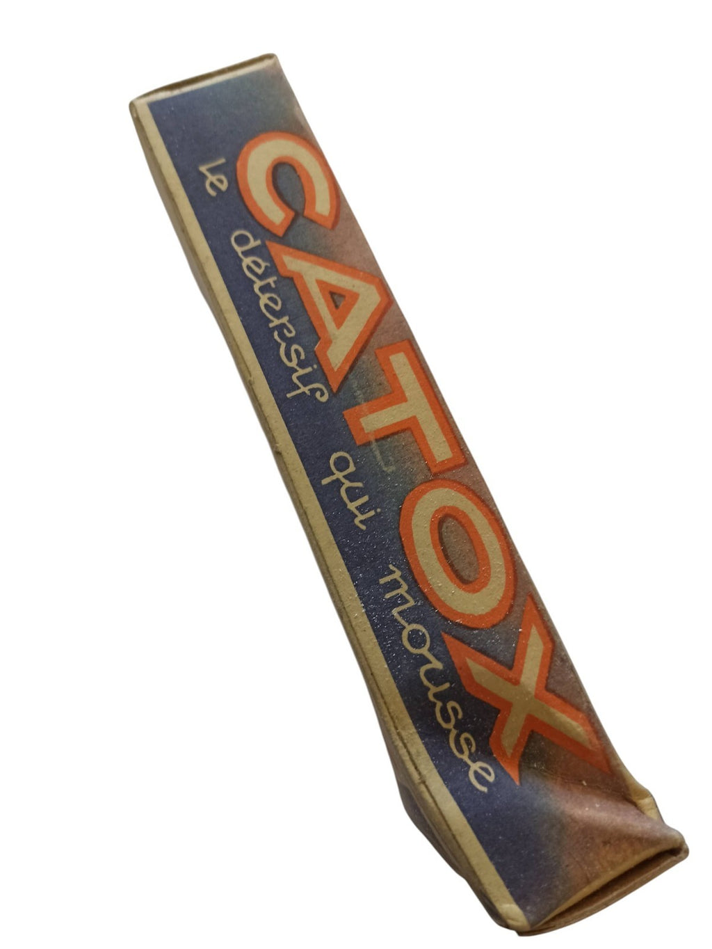 Paquet lessive Catox vintage 1950 déco rétro pub française lave sans effort