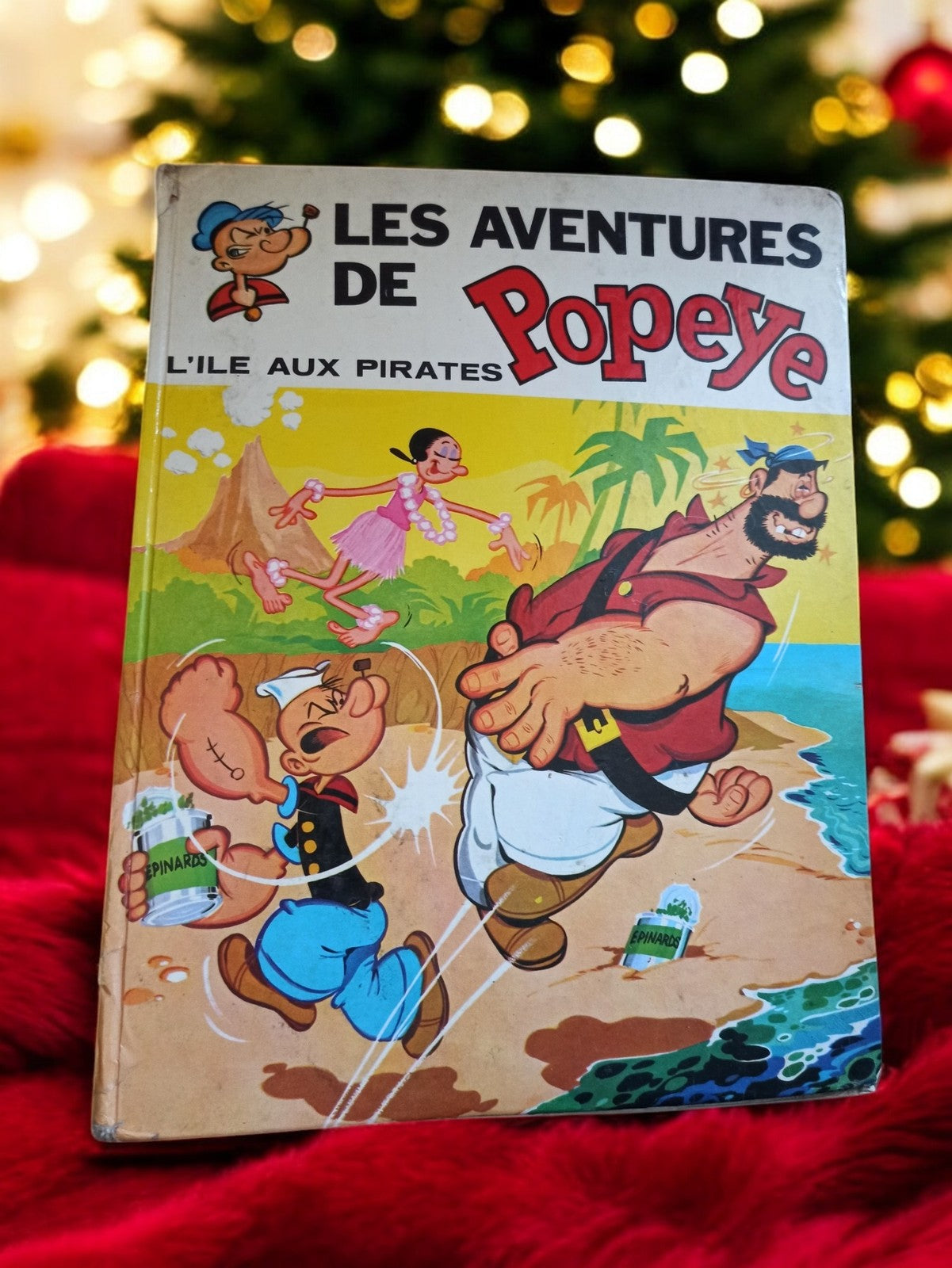 Bande dessinée vintage Popeye L'île aux pirates édition rare ancienne