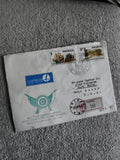 Lettre affranchie Pologne 1975 timbres navire & costume, Par Avion, Grybów