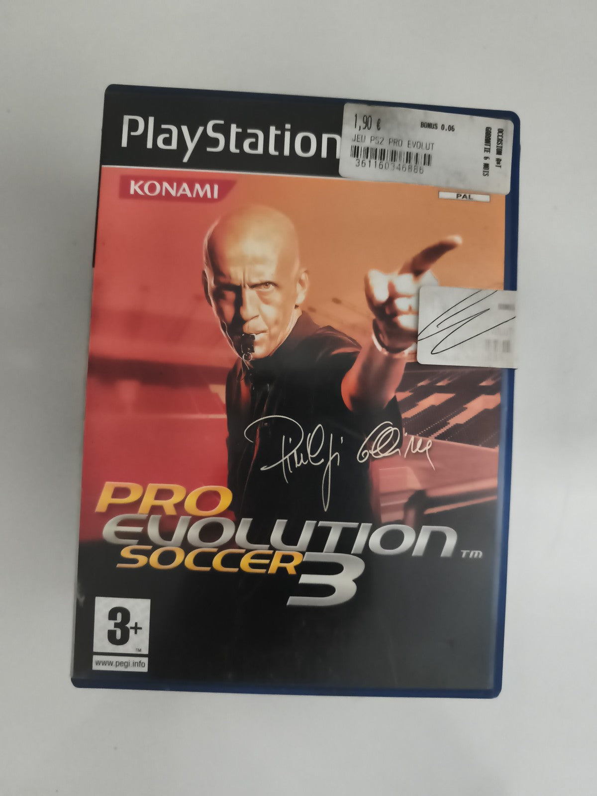 Jeu PlayStation 2 Pro Evolution Soccer 3 Konami PAL sans notice PS2