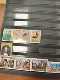Lot timbres République du Tchad oiseaux, personnages, scènes historiques