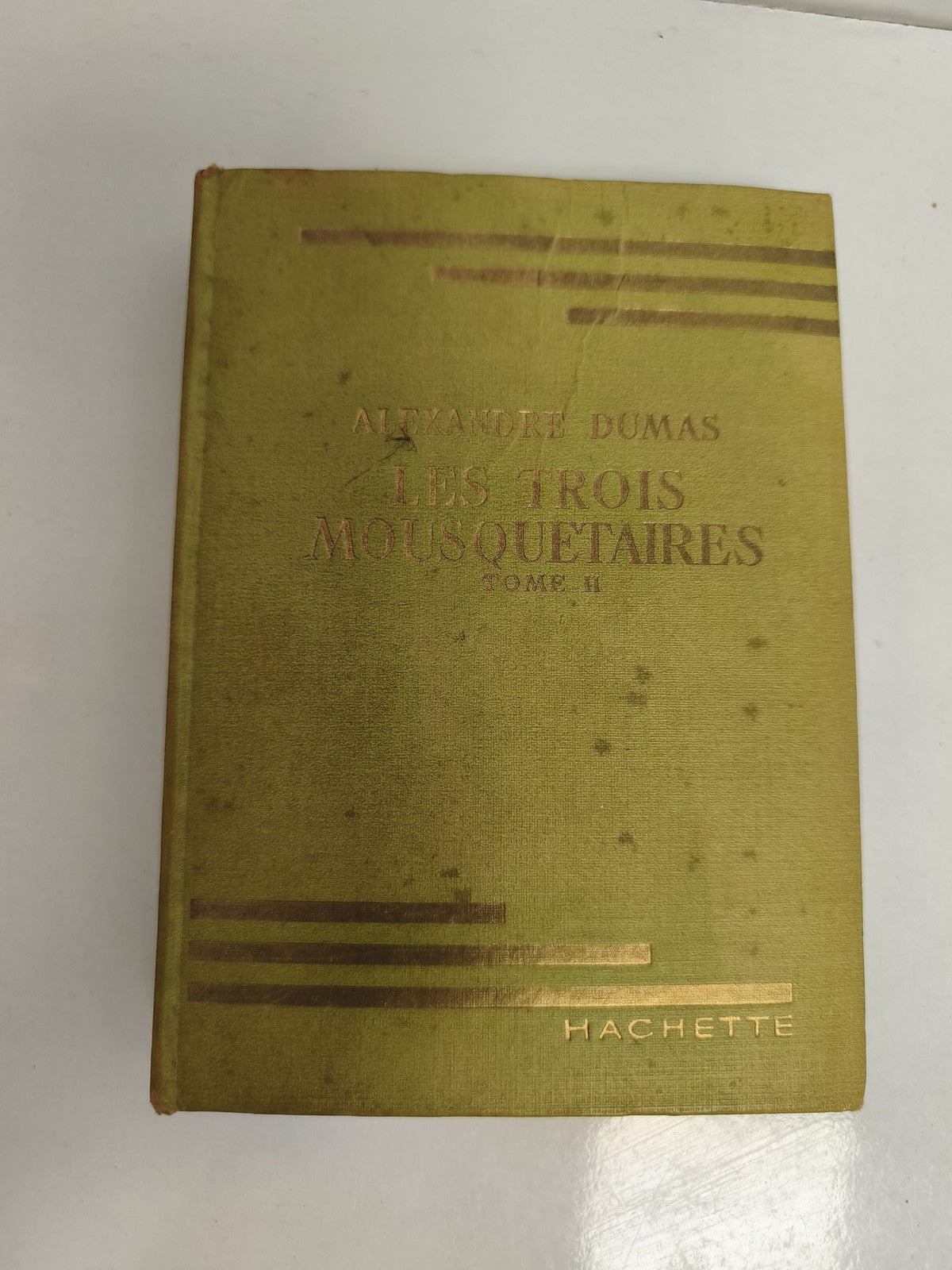 Livre ancien Les Trois Mousquetaires Dumas Tome II Hachette relié vintage
