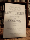 Livret partitions ancien Fantaisie sur la Petite Mariée Lecocq opéra-bouffe