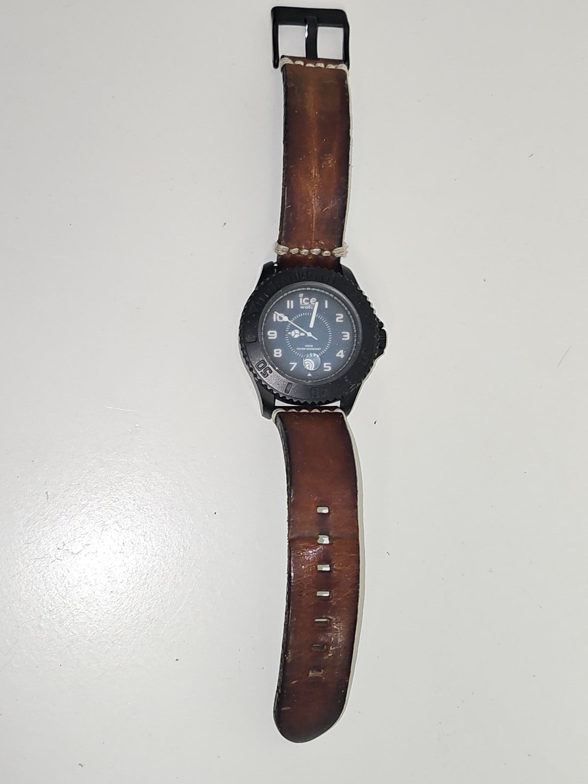 Rare montre homme Ice-Watch Heritage HE.BN.BM.B.L.14 rétro, collection vintage