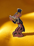Broche vintage Panthère rose costume chapeau haut-de-forme rétro pin badge