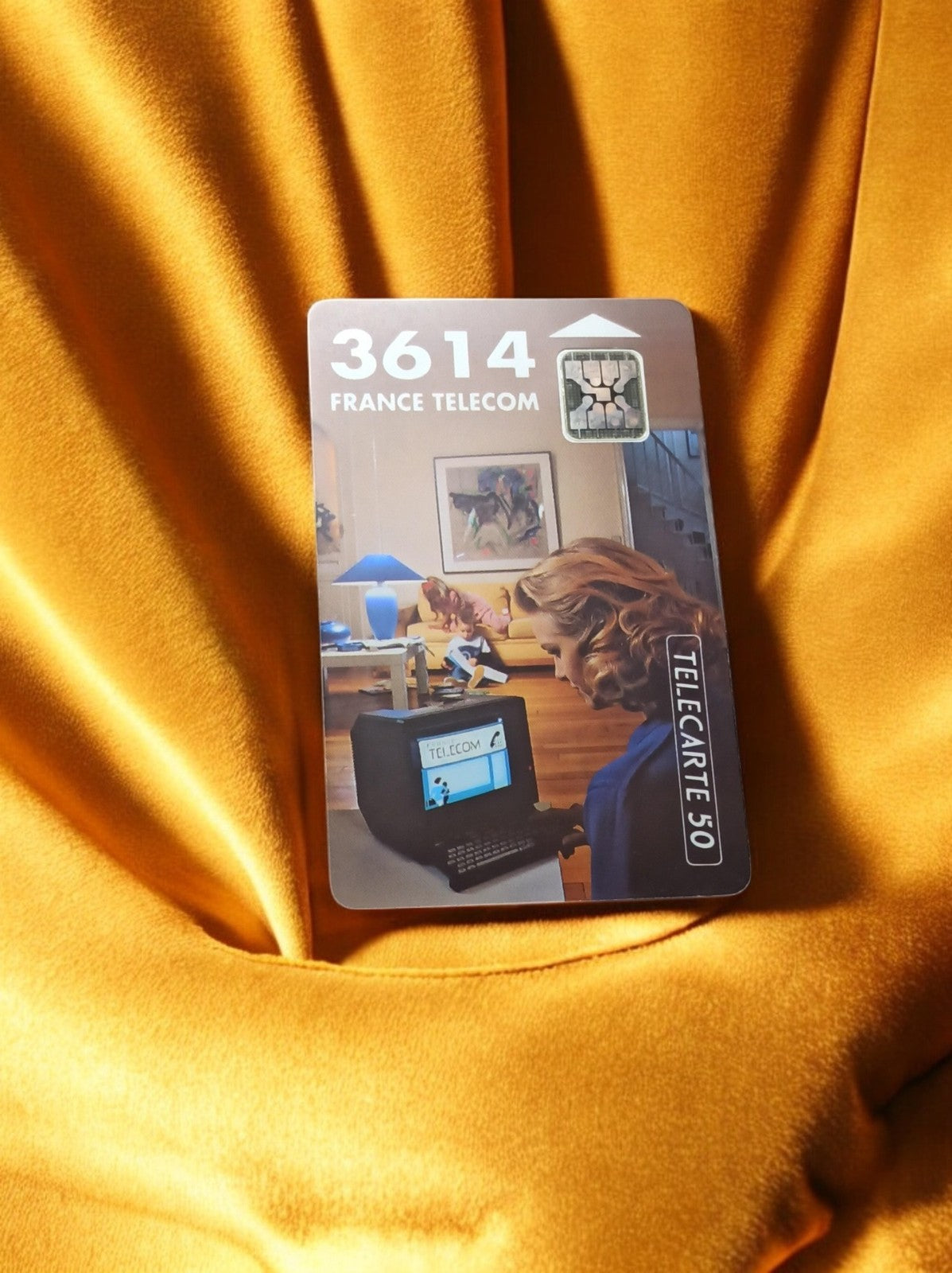 Carte téléphonique vintage France Telecom 3614 Télécarte 50 unités années 90