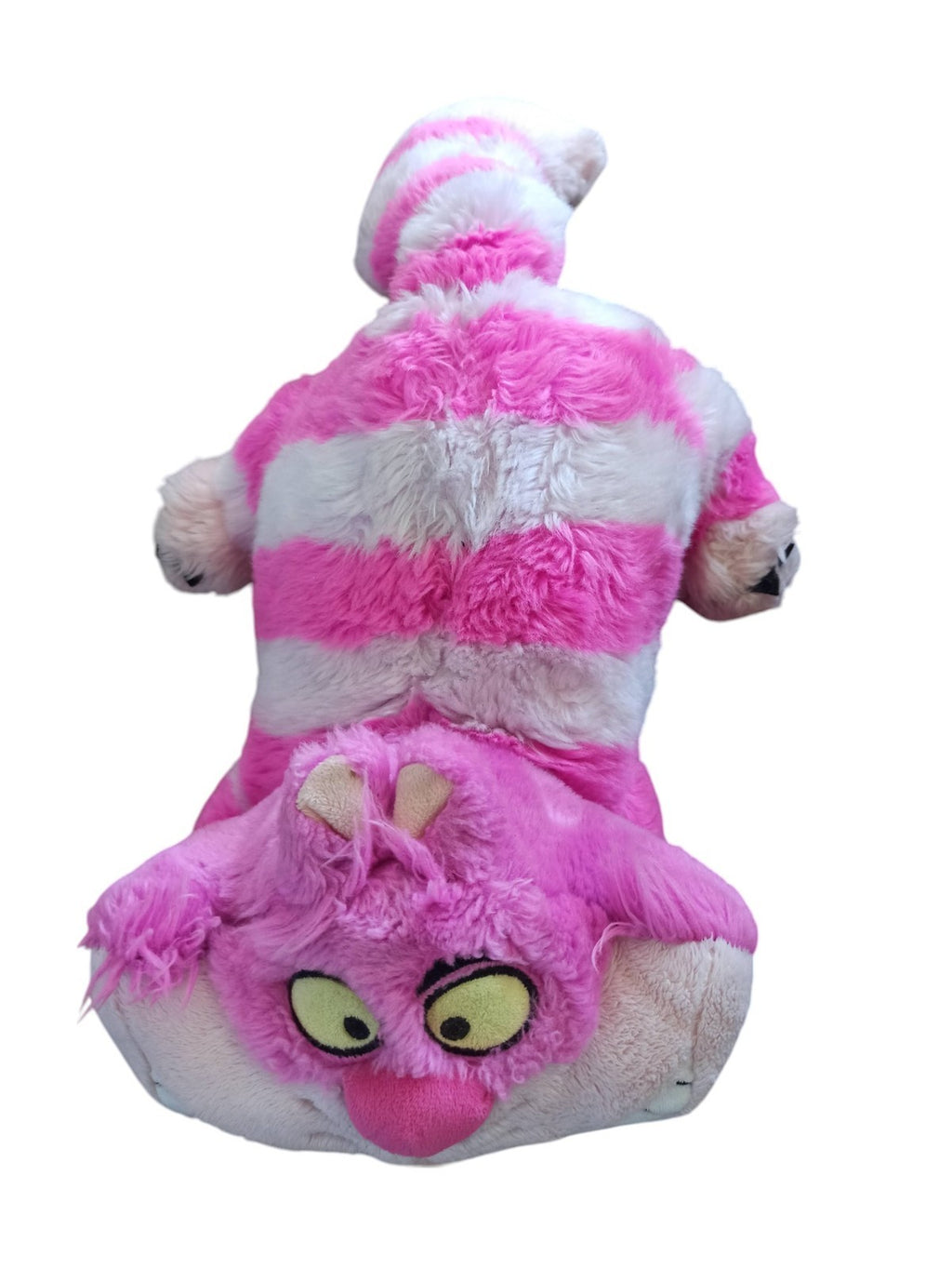 Peluche Cheshire Cat Disney Store rose rayé Alice au Pays des Merveilles