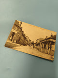 Ancienne carte postale animée St Aubin-en-Bray scène de rue vintage (Ref 2)
