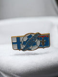 Pin's vintage Olympique de Marseille OM badge ancien football bleu blanc