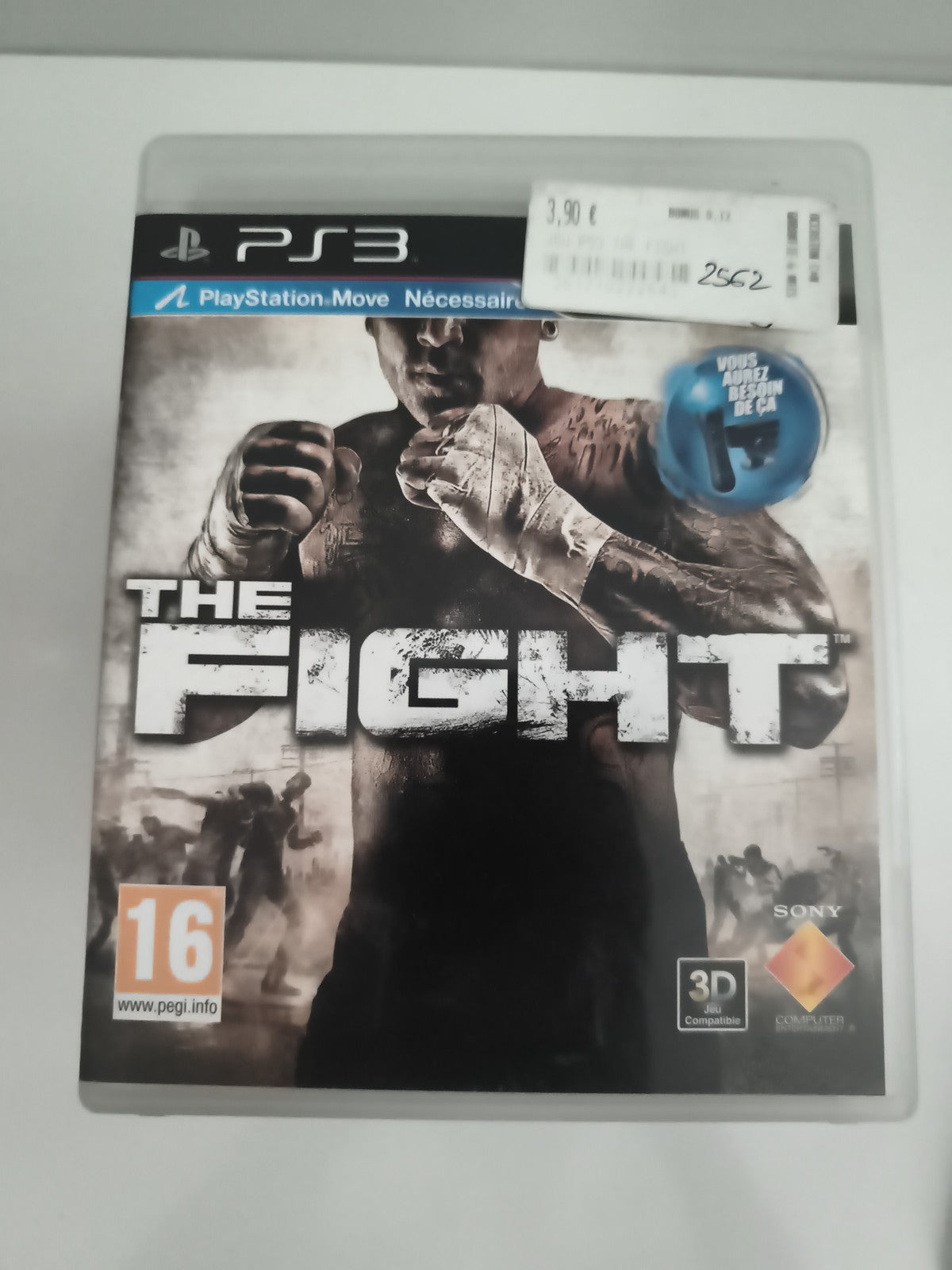 Jeu PS3 The Fight PlayStation Move sans notice Sony 3D PEGI 16