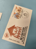 Enveloppe FDC 1er jour Philippines 1990 Census timbre et cachet visuel