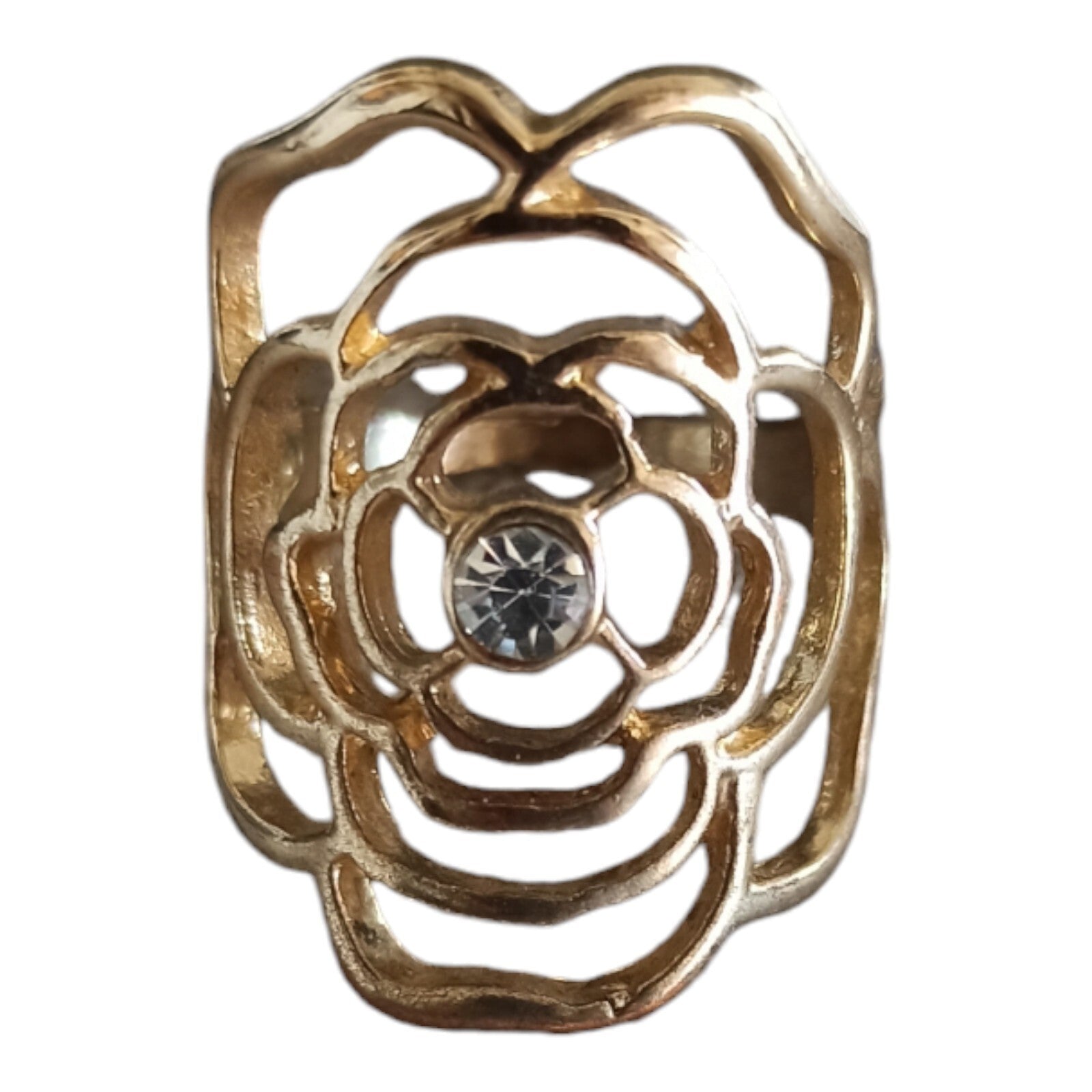 Bague Vintage Strass Taille 58 - Élégance et Raffinement