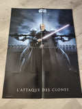 Poster Star Wars Episode II L'Attaque des Clones film original français