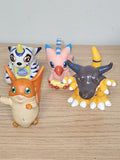 Lot de figurines Digimon vintage ancien collection rétro jouets années 90
