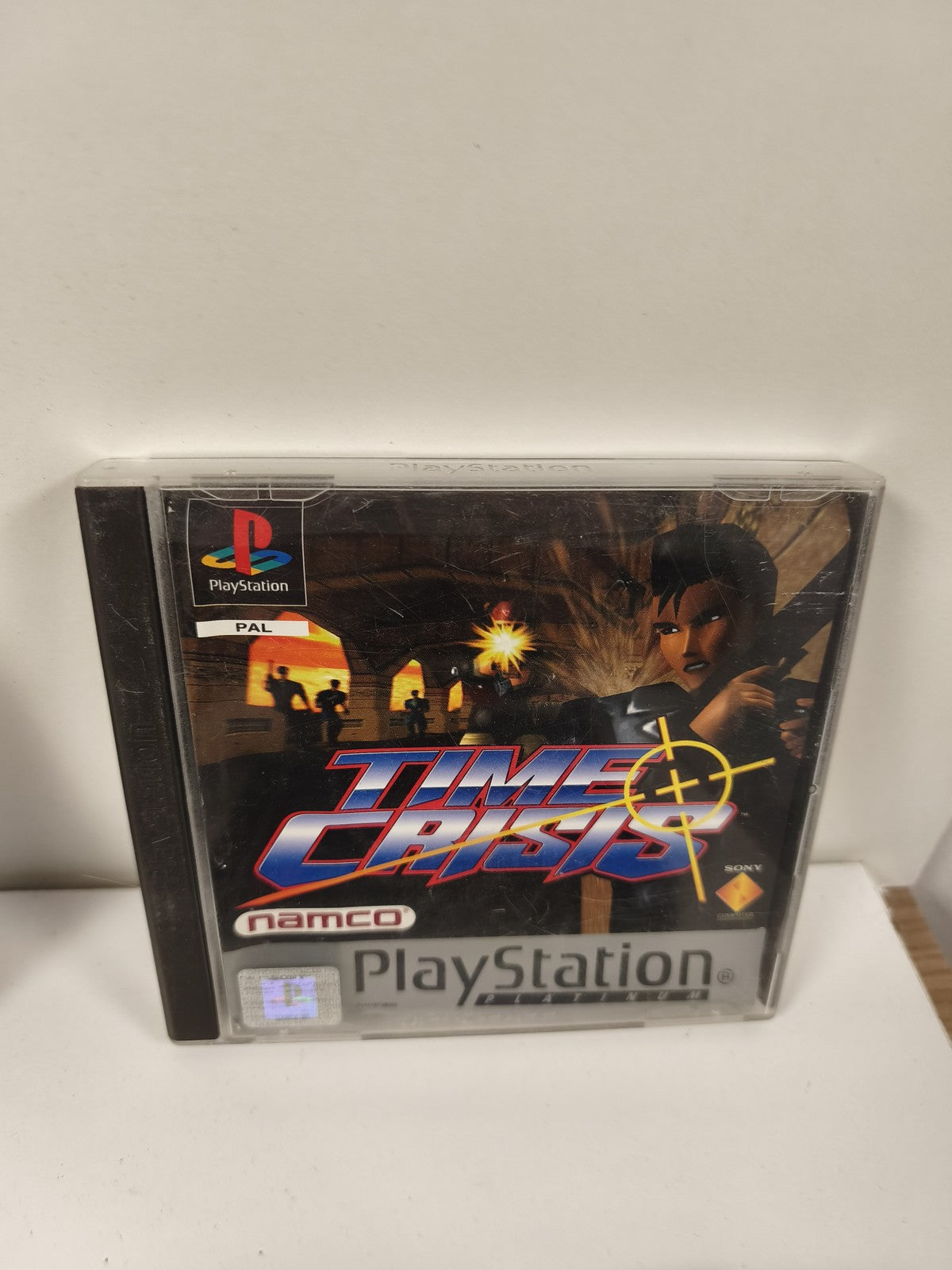 Boîte vide originale pour Time Crisis PS1, étui plastique PlayStation sans disqu