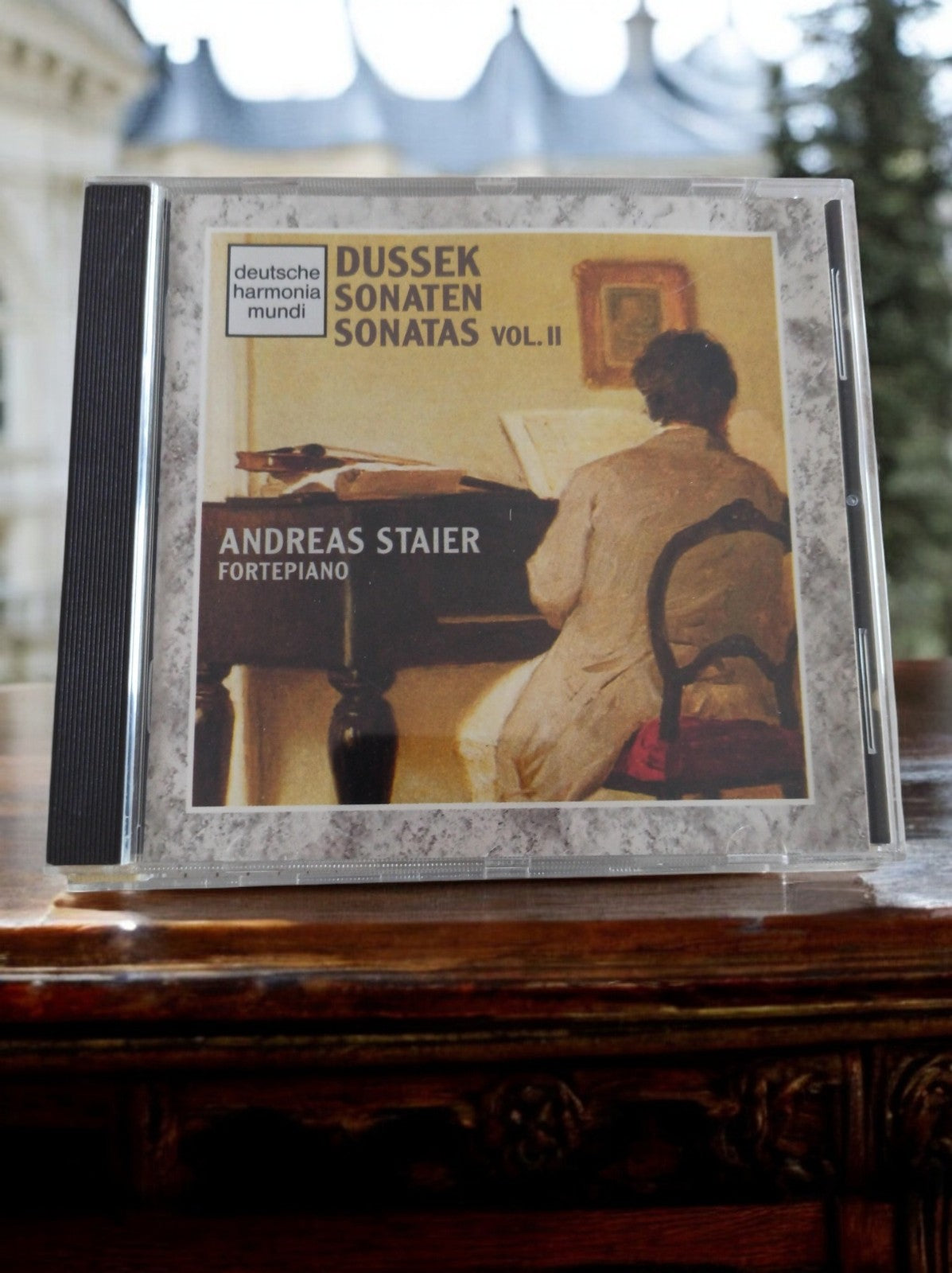 CD classique Dussek Sonaten Andreas Staier fortepiano deutsche harmonia mundi vi