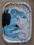 Plateau bar rétro publicitaire Pipperment ancien, objet vintage collection bistr