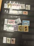 Timbres Turquie Cumhuriyeti lot, personnages avions animaux, philatélie