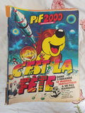 Magazine Pif 2000 anniversaire ancien, couverture BD, presse jeunesse vintage