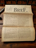 Journal ancien BREF 1925 presse d'époque vintage rétro Paris hebdomadaire