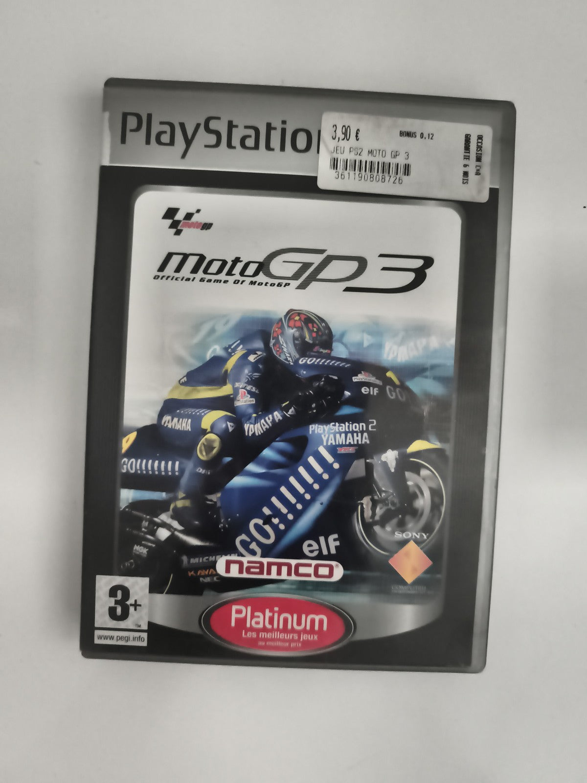 Jeu PS2 MotoGP 3 Platinum PlayStation 2 Namco sans notice moto GP