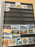 Lot de timbres Nouvelle-Calédonie multicolores, thèmes variés, d?occasion