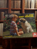 Puzzle vintage Nathan 45 pièces Le Bébé Saint Bernard rétro années 1970