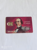 Carte téléphonique vintage 50 unités Giovanni Caselli Les Grands Inventeurs