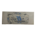 Plan dessin Scalextric Dinky Toys calque voiture sport vintage 10 cm
