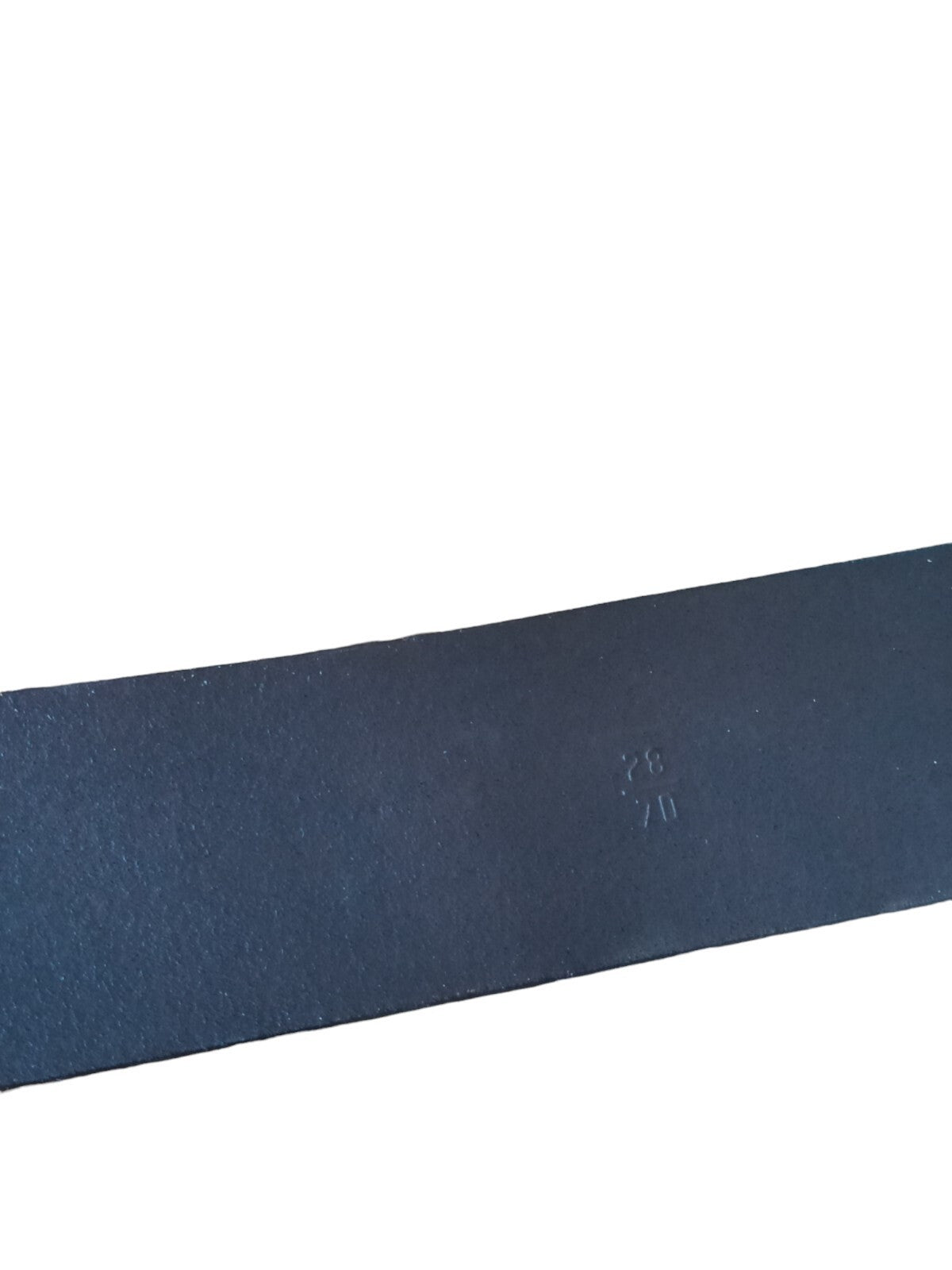 Ceinture Massimo Dutti cuir véritable marron boucle métal décorée 70cm
