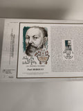 Feuillet CEF Paul Héroult timbre Les Hommes Célèbres philatélie France