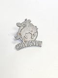 Pin's rétro Chevignon ancien ? Badge vintage collection années 80-90 mode rare