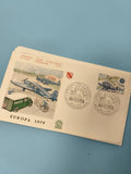 Enveloppe FDC Premier Jour d?Émission Europa 1979, illustration avion et poste