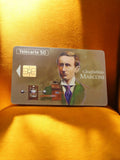 Télécarte 50 unités Giuglielmo Marconi vintage carte téléphonique rare puce