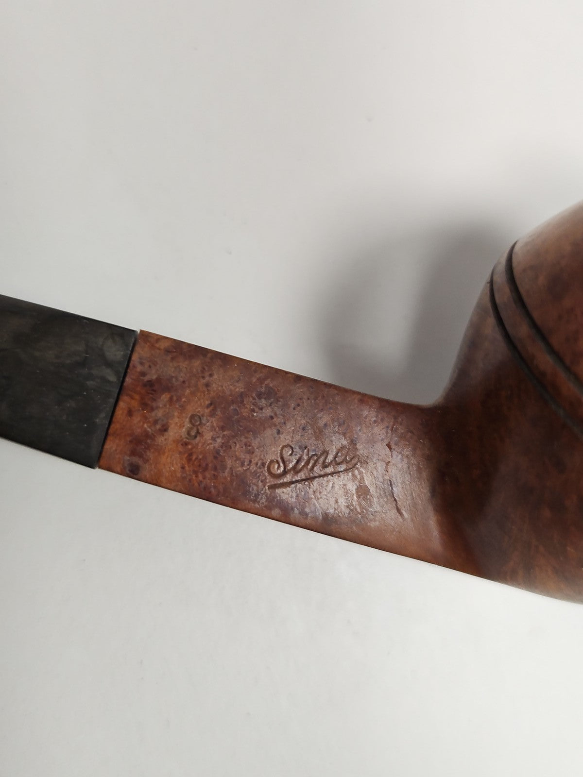 Pipe ancienne Dr Plumb signée, vintage collection fumeur rétro authentique