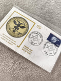 Lettre Premier Jour Grand Orient de France 1973, FDC, franc-maçonnerie, ancien