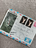 Lettre affranchie Nouvelle-Calédonie timbres 18F planche à voile Air Mail philat