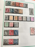 Timbres Belgique oblitérés années 1950-1960 philatélie lot varié