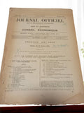 Journal officiel ancien Conseil Économique 1953 vintage avis rapports