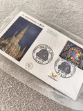 Lettre Premier Jour Sainte-Chapelle Paris 1990 ancien philatélie vitrail FDC