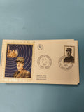 Ancienne enveloppe philatélie Premier Jour 1971 hommage Général de Gaulle